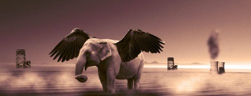 ιπτάμενος ελέφαντας